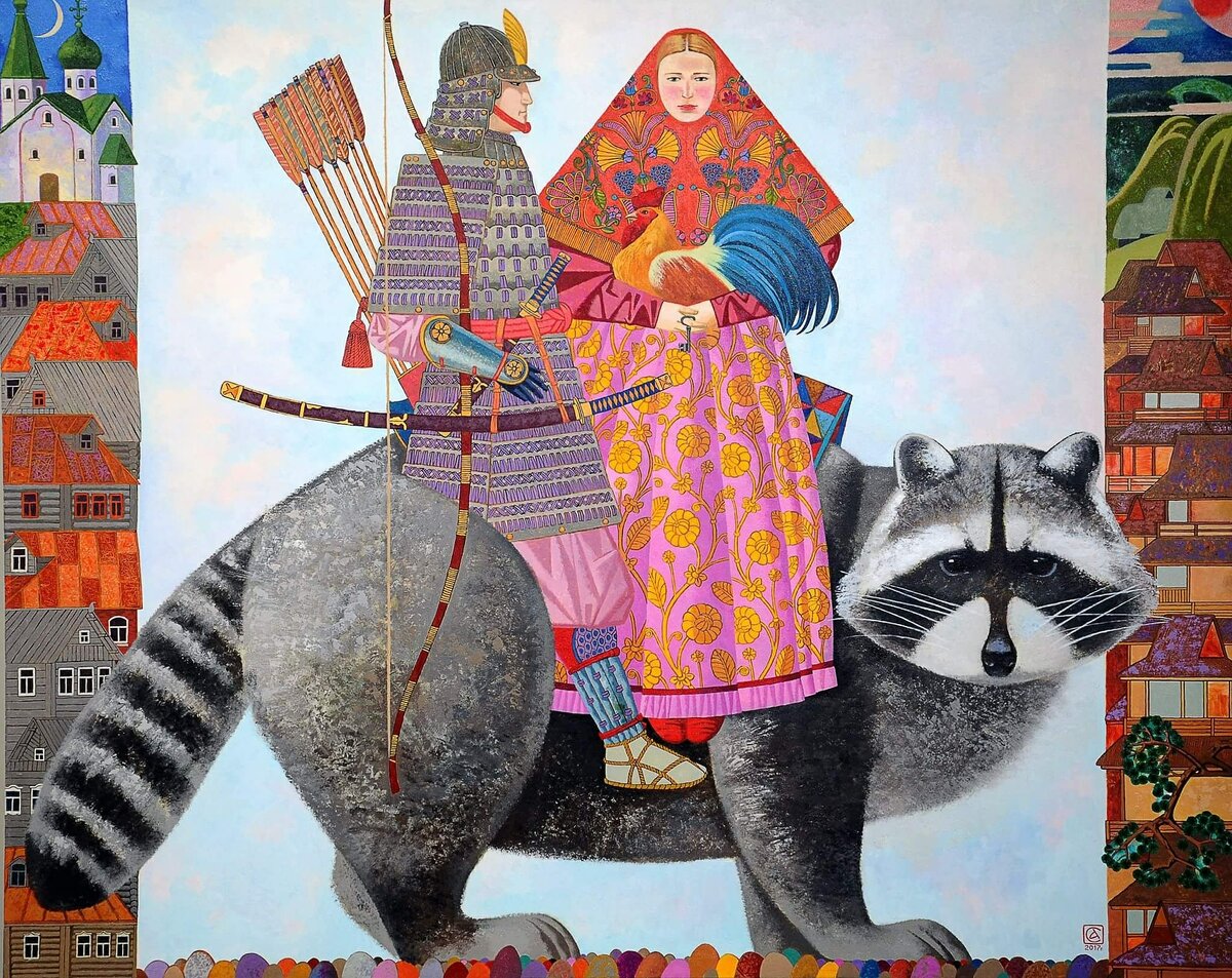© Андрей Симаков. Русская невеста  100×80см, 2017 год 