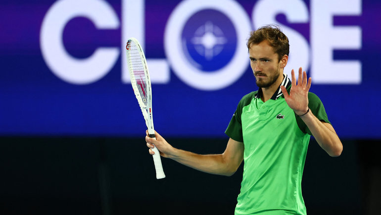    Даниил Медведев на Australian Open 2024. Reuters