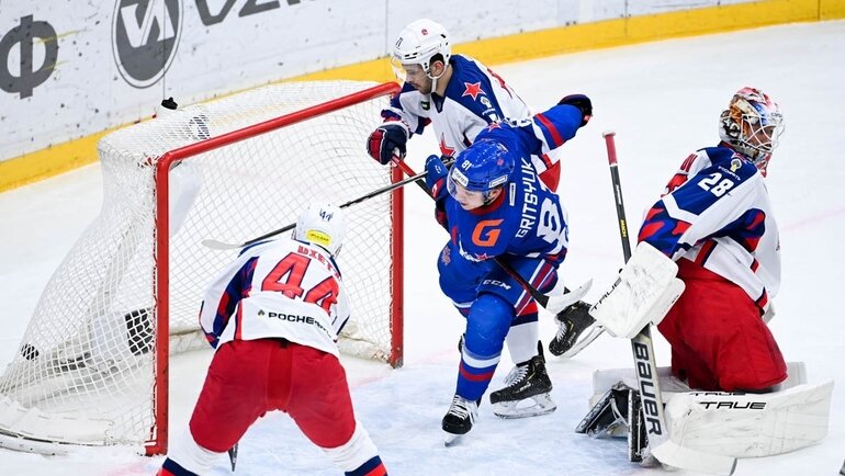    СКА обыграл ЦСКА (5:1).ХК СКА