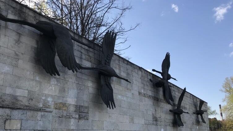    Стрела с журавлями Фото: Алина Мальцева, личный архив