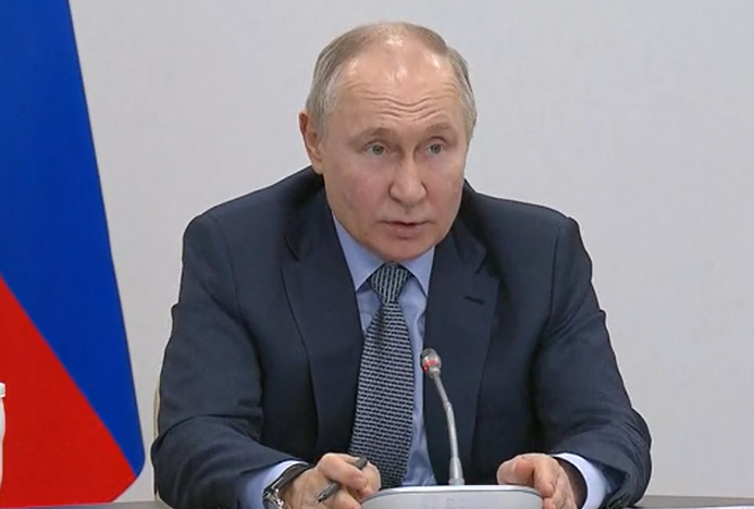 Президент Путин на совещании по вопросам социально-экономического развития агломерации Санкт-Петербурга