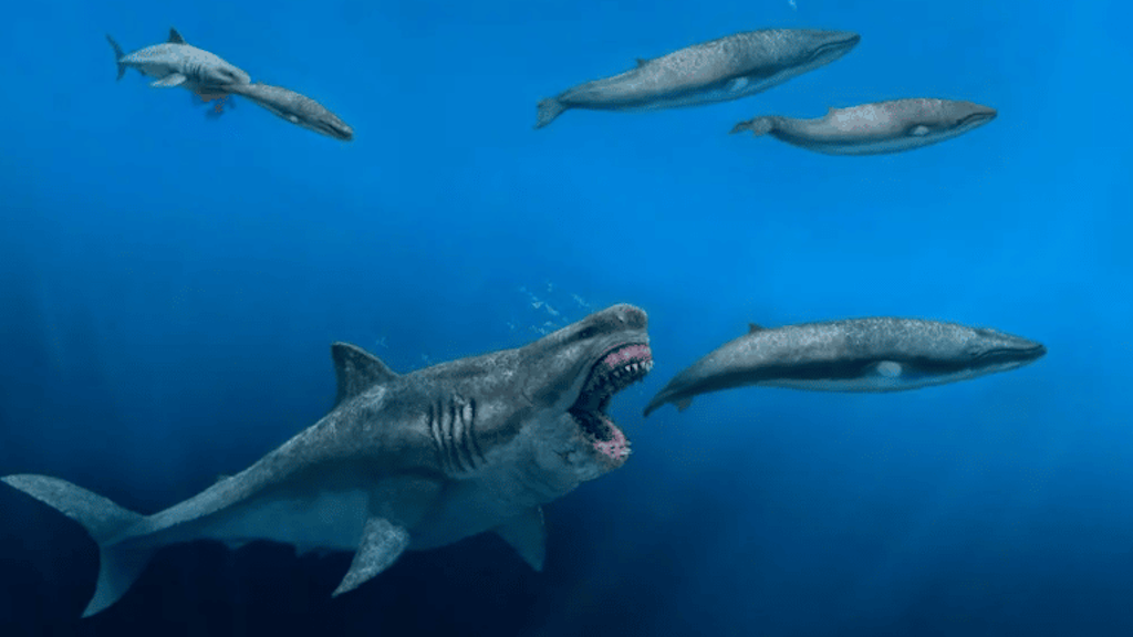 Если не брать в масштабе, обычная акула. Большая и белая.