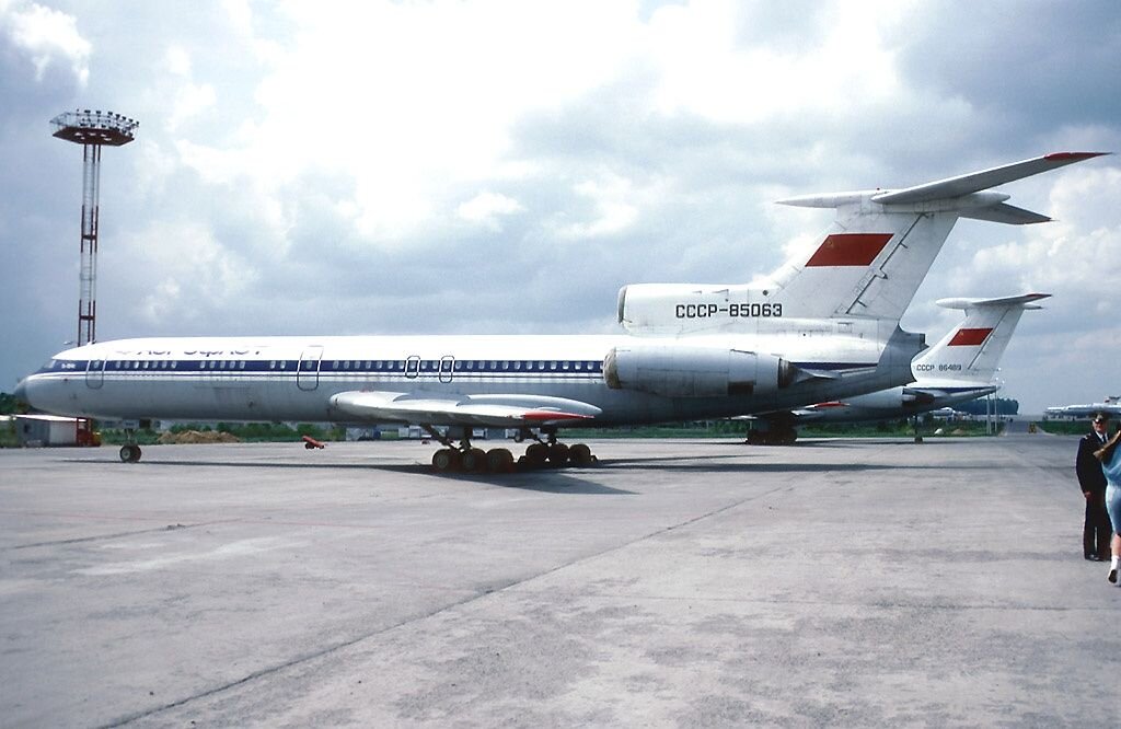 Первая в советской истории катастрофа Ту-154
