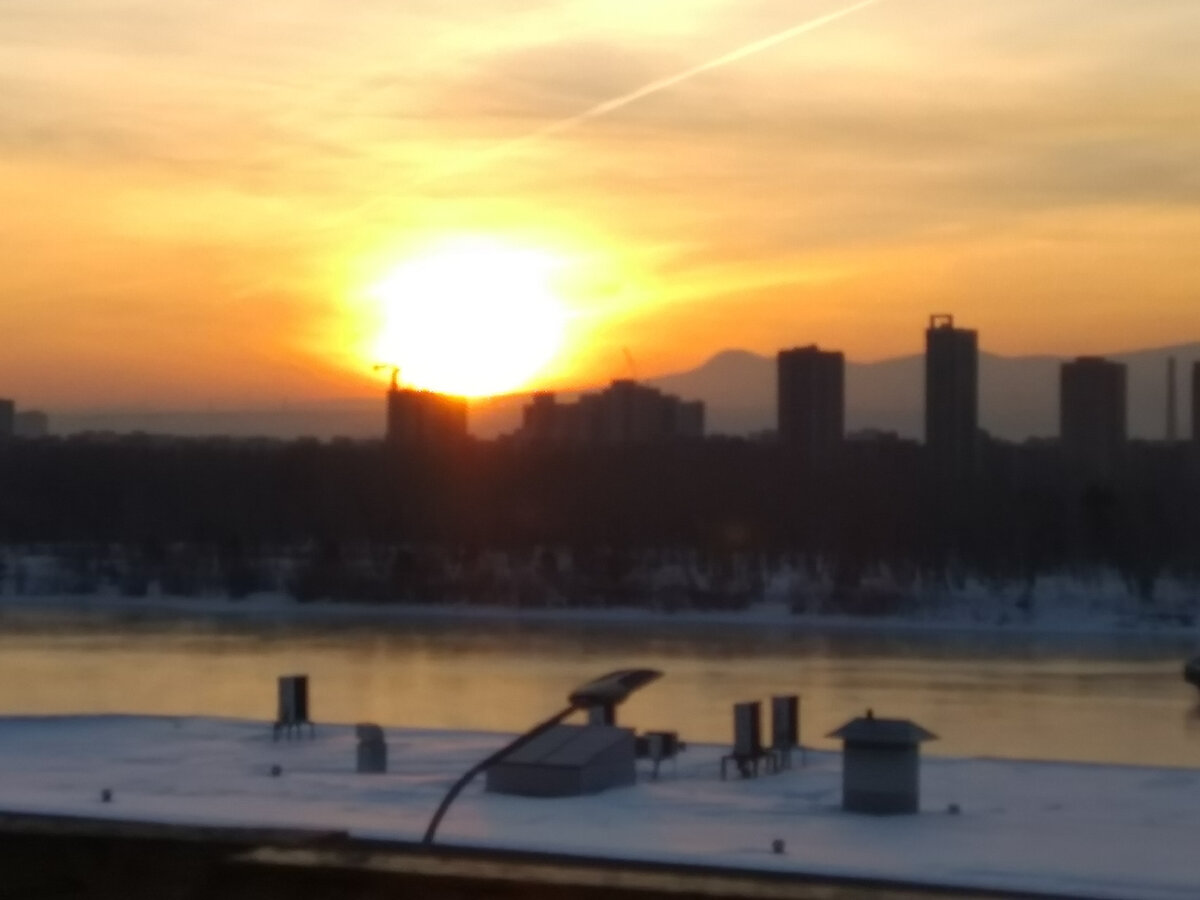 Фото автора. Рассвет сегодня 