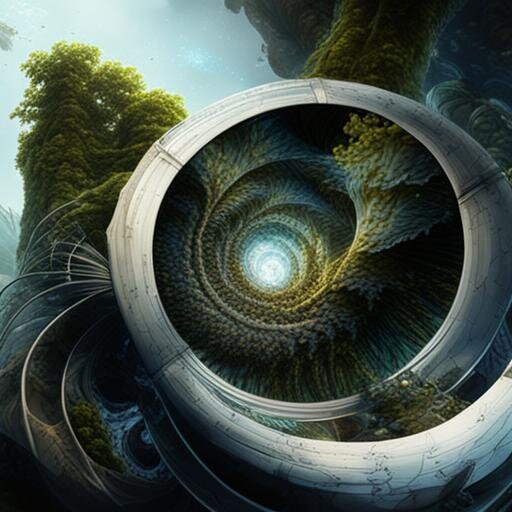 Простите, но так ИИ видит фрактал