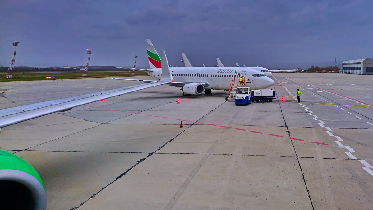 На перроне в Варне, 9 ноября 2016 год