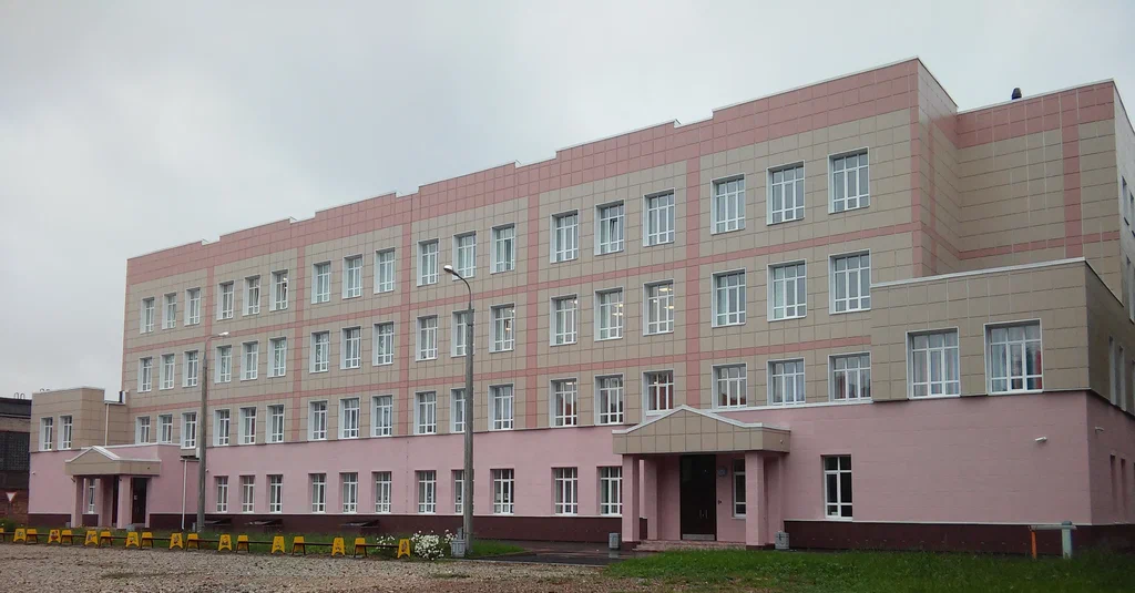 На фото школа № 47 г. Псков