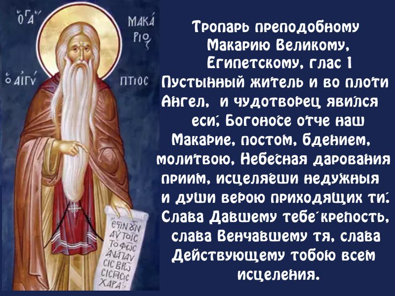 День макария великого. 1 Февраля - день памяти преподобного Макария Великого, египетского. День памяти преподобного Макария Великого. Иконы прп Макария Великого египетского.