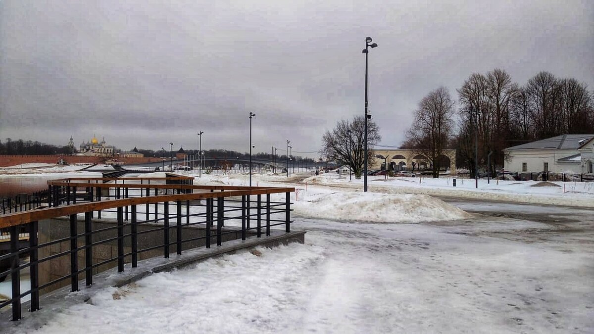 Вид на набережную, Великий Новгород 