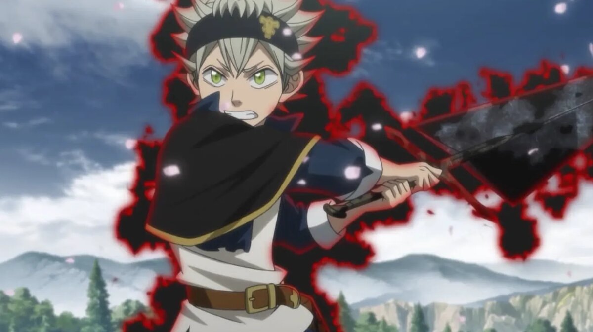 Кадр из аниме «Чёрный клевер»   📷