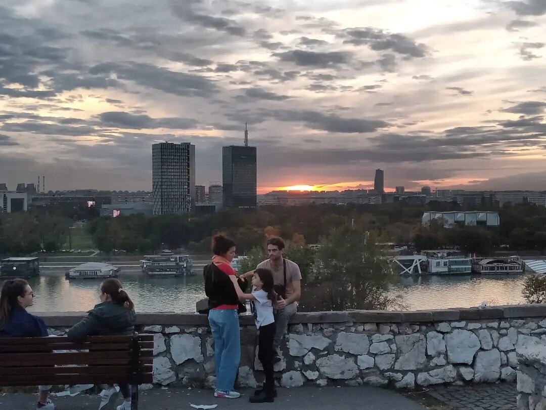 Белград. Калемегдан. Вид на город