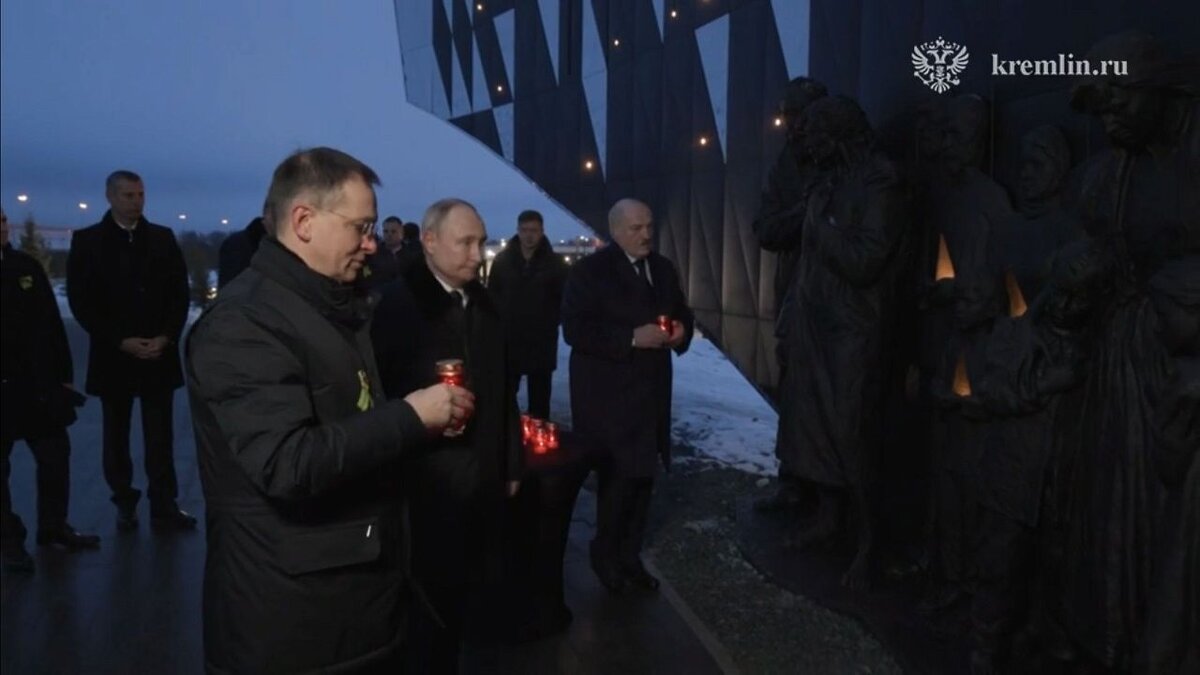    Путин и Лукашенко открыли мемориал в память о жертвах нацистского геноцида. Фото: Кремль. Новости