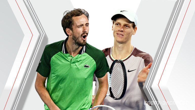    Даниил Медведев и Янник Синнер.
