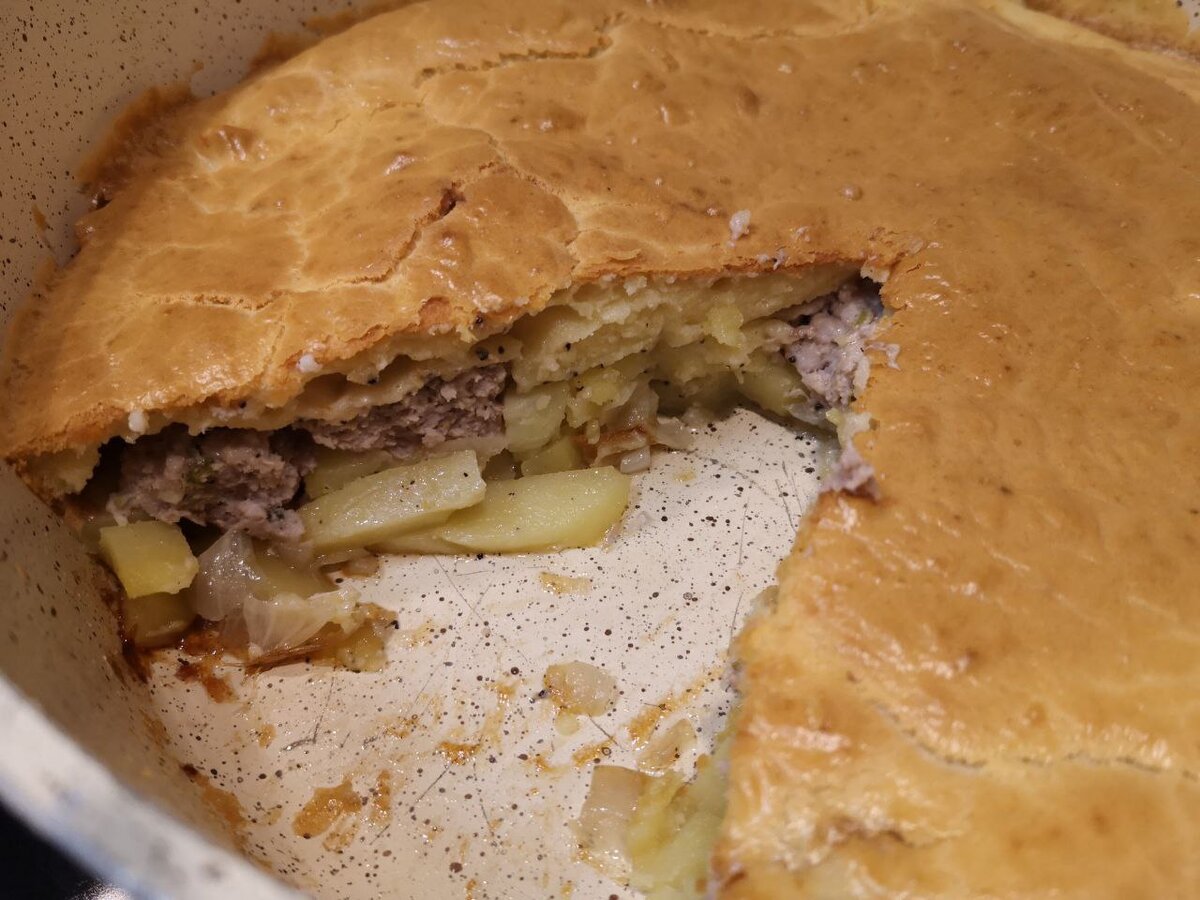 Таким пирог получается "в разрезе"