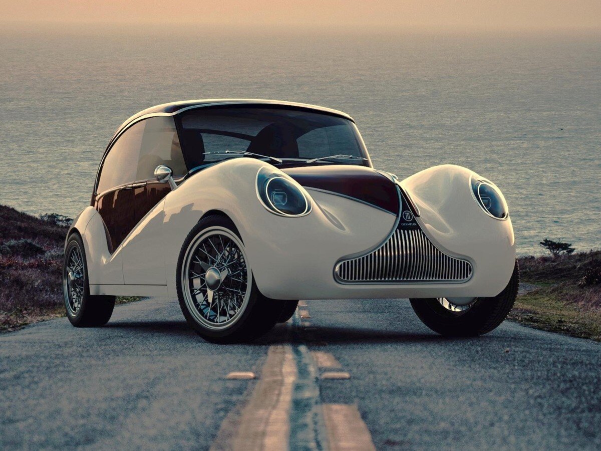    Электрокар Olympian Model 01 получил необычный ретродизайн