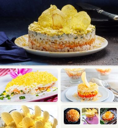 салат парус | классический рецепт | как приготовить