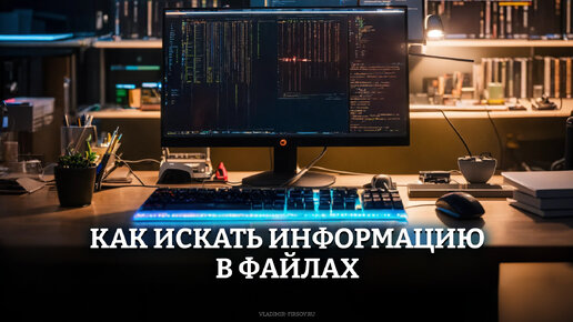 Как искать информацию в файлах?