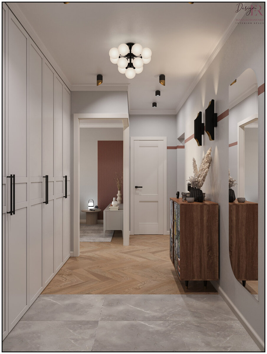 интерьер прихожей, дизайнер Елена Романенко