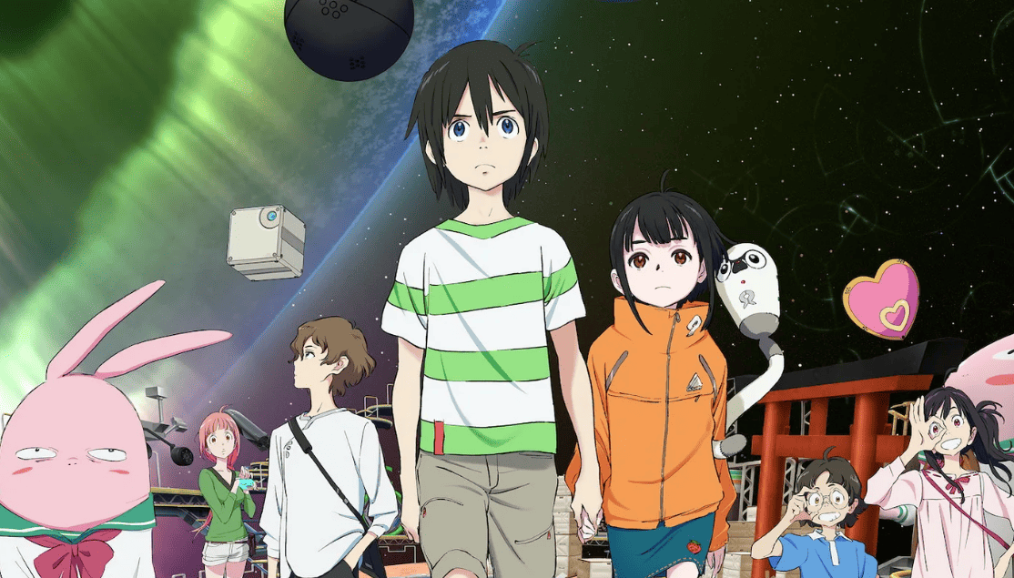 Обложка к аниме "Дети на орбите" 