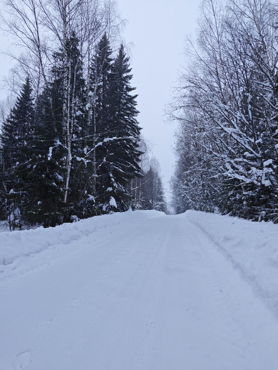 Тепло и снежно