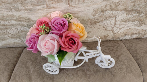 Поделка велосипед с цветами - фото и картинки: 80 штук