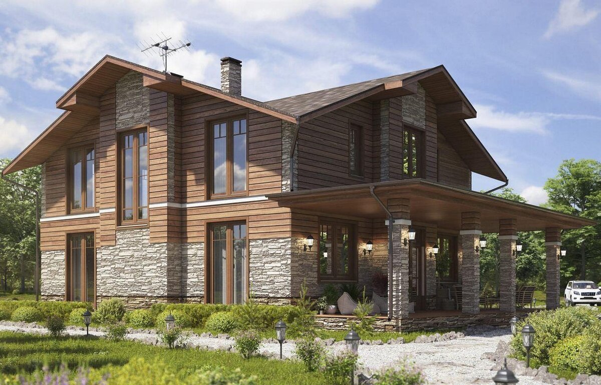 дом шале 160кв. стиль шале под ключ. стиль шале под ключ. проект honka 200м2. дом в стиле шале под ключ.