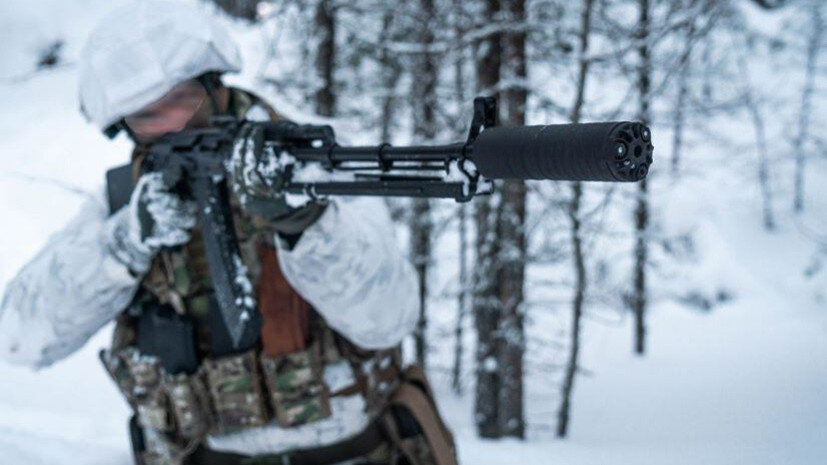     Глушитель компании «Гексагон» на АК  компания «Гексагон»