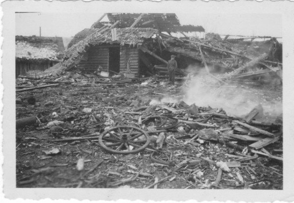 Штаб немцев после нападения советских десантников /фото из открытых источников/