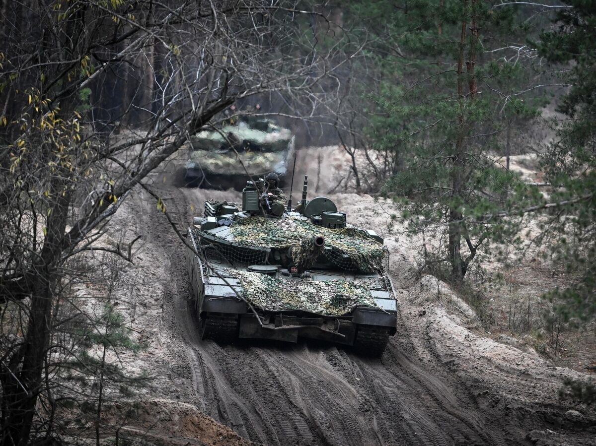    Боевая работа экипажей танков Т-80 на Краснолиманском направлении СВО© РИА Новости / Станислав Красильников
