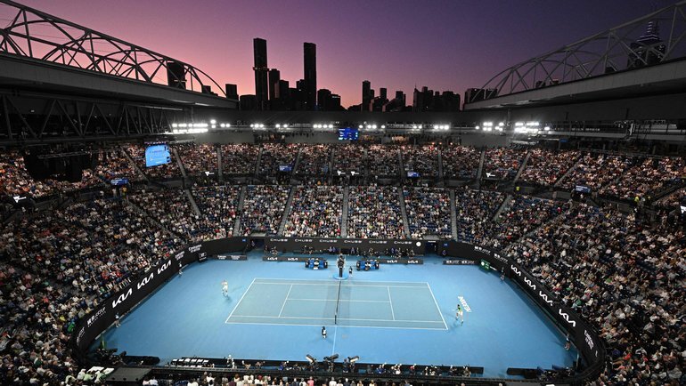    Корт «Род Лэйвер Арена» в Мельбурне. AFP