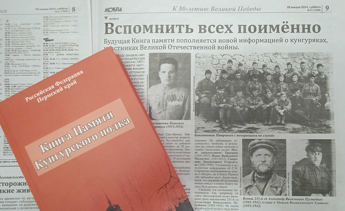 К 80-летию Великой Победы. Вспомнить всех поимённо | Искра Кунгур Сайт |  Дзен