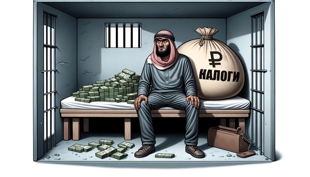 Налоговое бремя. Авторские права на карикатуру принадлежат медиагруппе "Хакнем" и защищены товарным знаком ®️