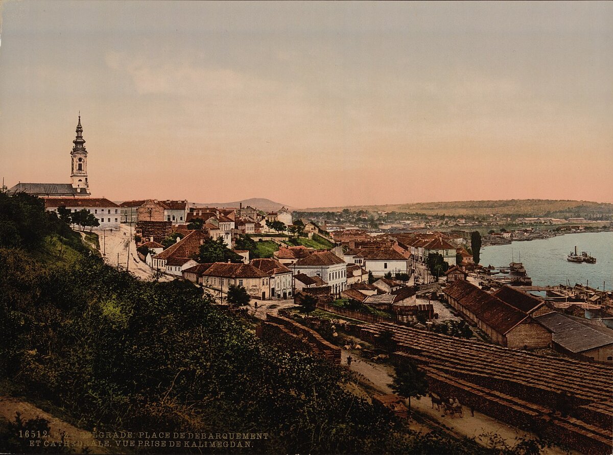 Белград в 1890 году. Общественное достояние. Википедия