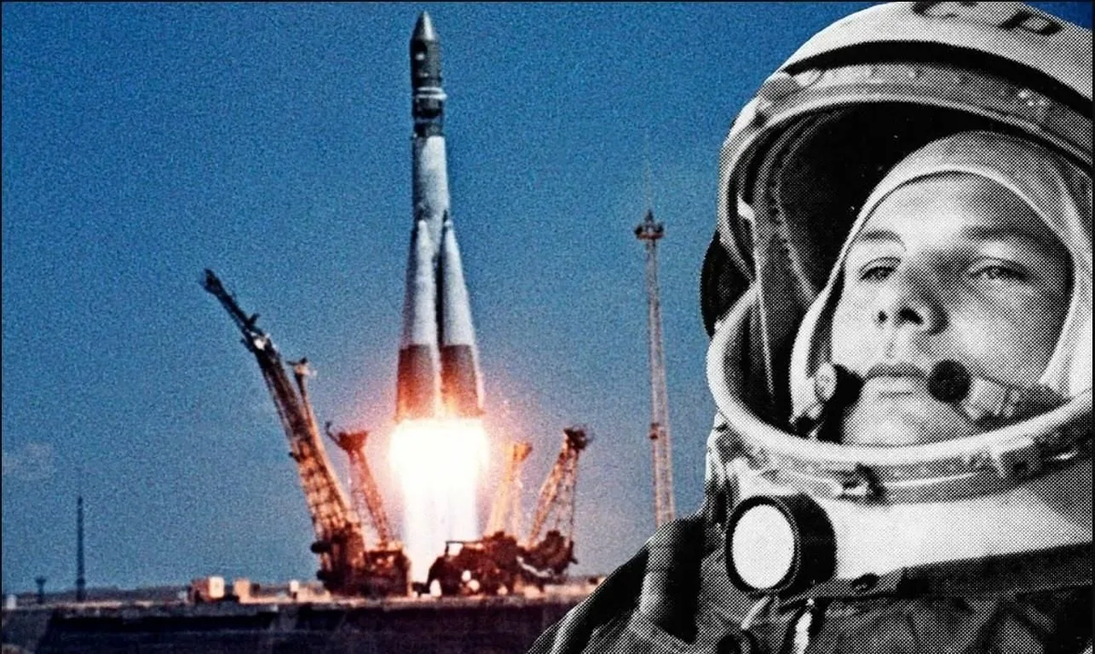 Видео первый человек в космосе. Космический корабль Восток Юрия Гагарина 1961. Космический корабль Гагарина Восток 1. 1961 Полет ю.а Гагарина в космос.