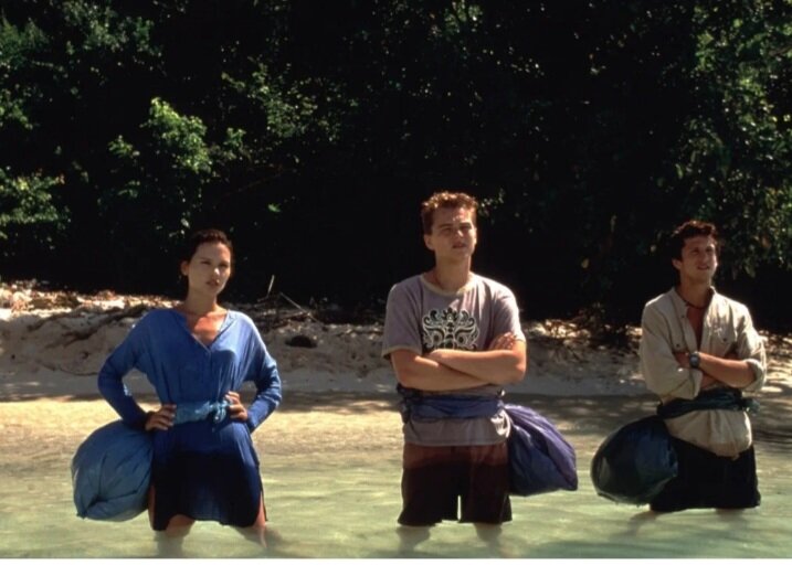 Леонардо Ди Каприо в фильме "Пляж" 2000г.