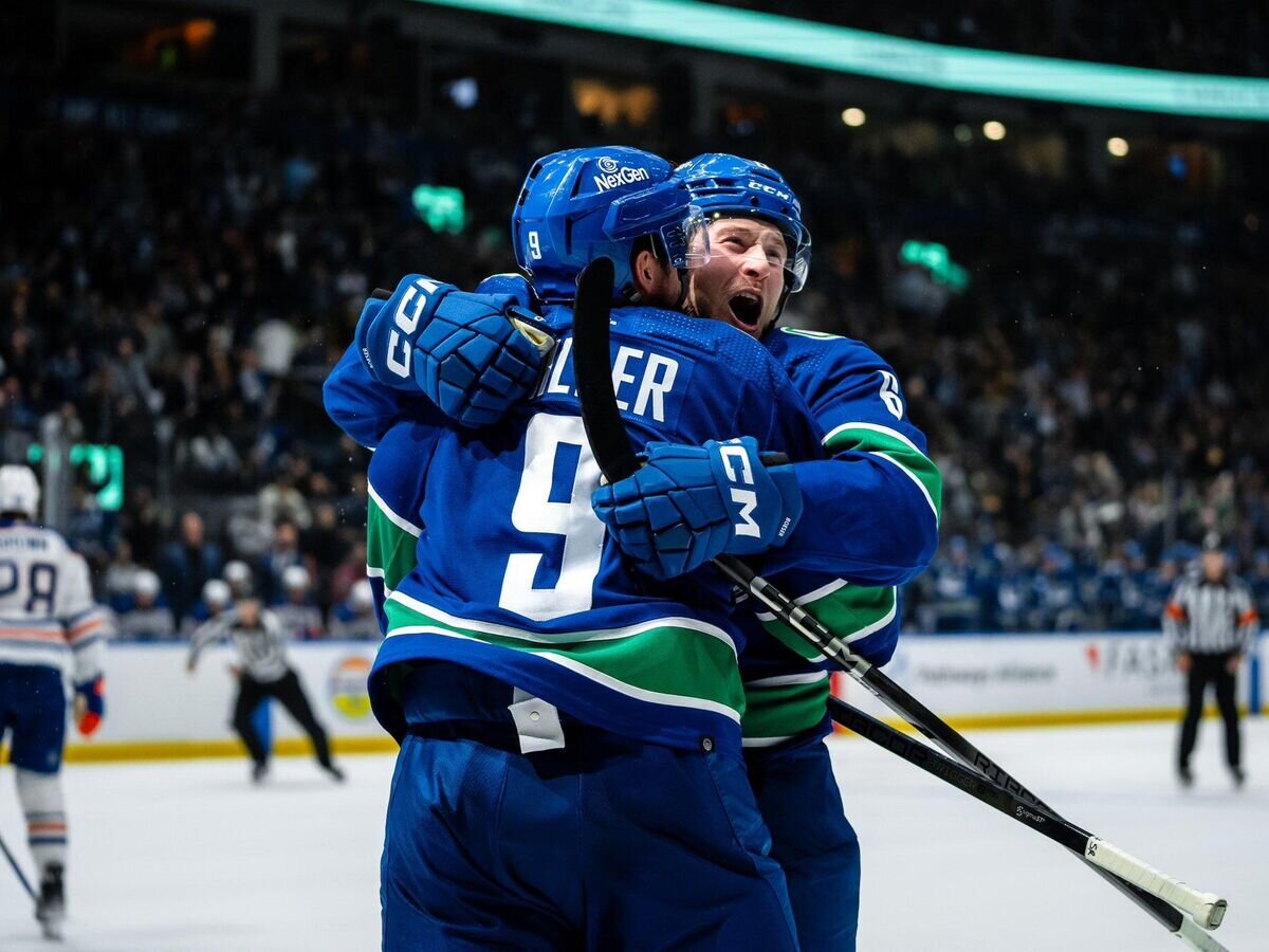    Хоккеисты "Ванкувер Кэнакс" в матче НХЛ© пресс-служба клуба "Ванкувер Кэнакс"