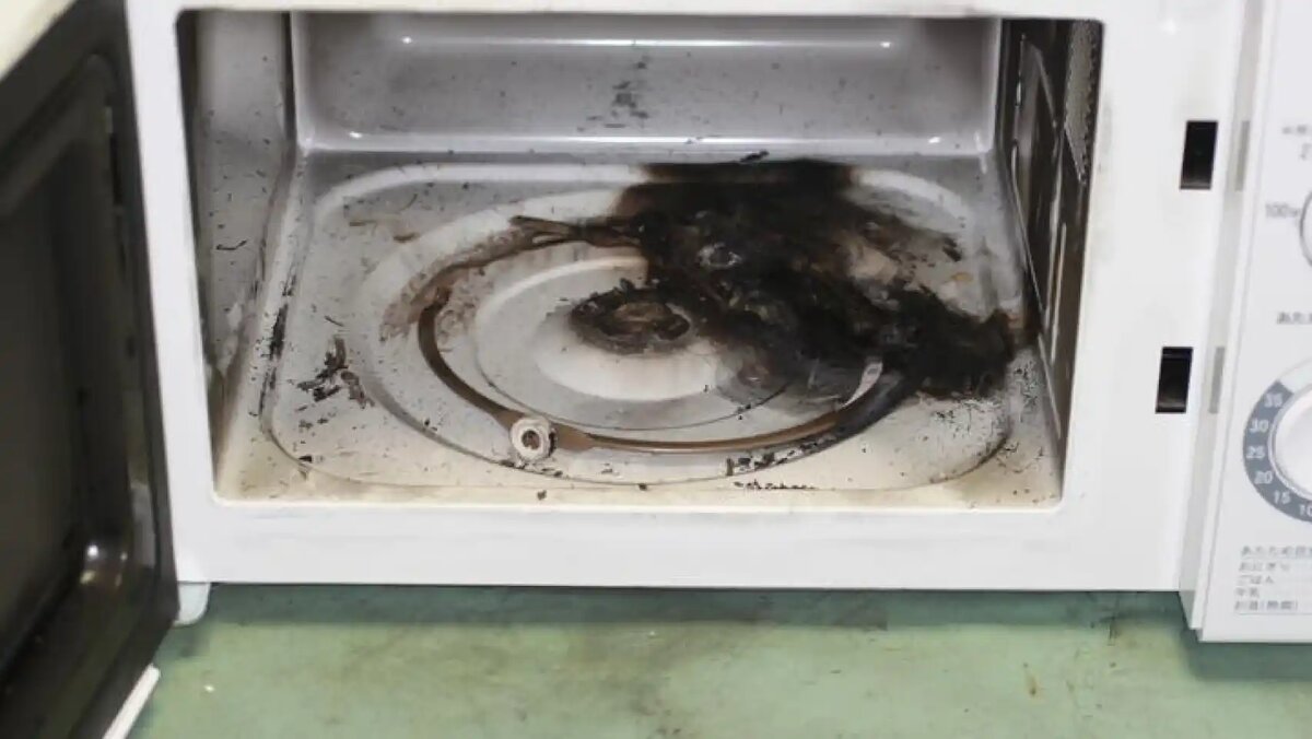 Микроволновка сломалась. Микроволновая печь сгорела. Взорванная микроволновка. Сломанные микроволновки. Можно ли в микроволновку железную посуду