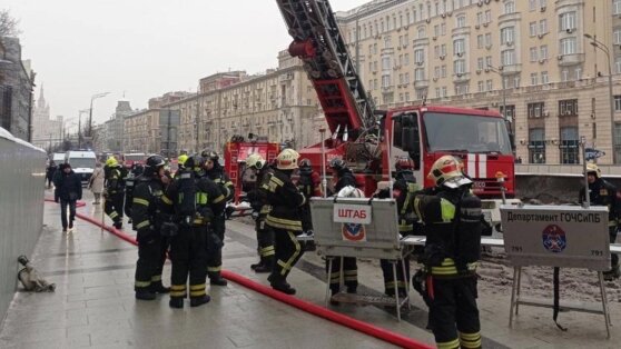    В Москве загорелся Театр сатиры Ирина Петрова