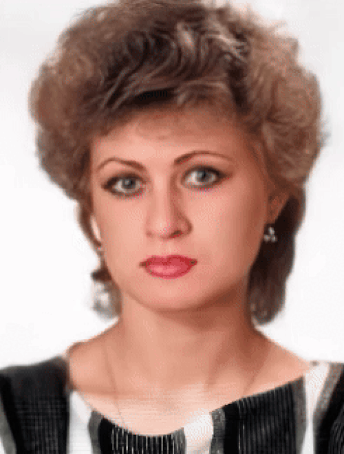 Вика в молодости