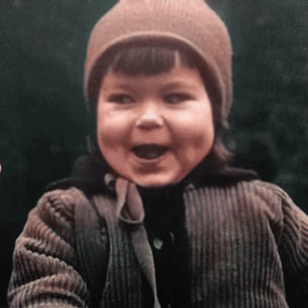 Ксения Стриж в детстве