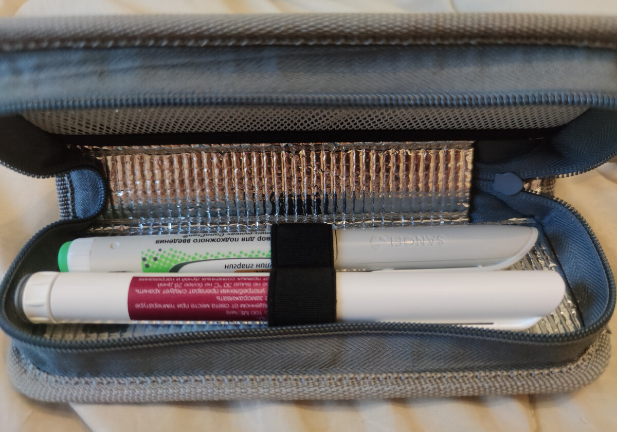 Мои ручки с инсулинами - длинным и коротким