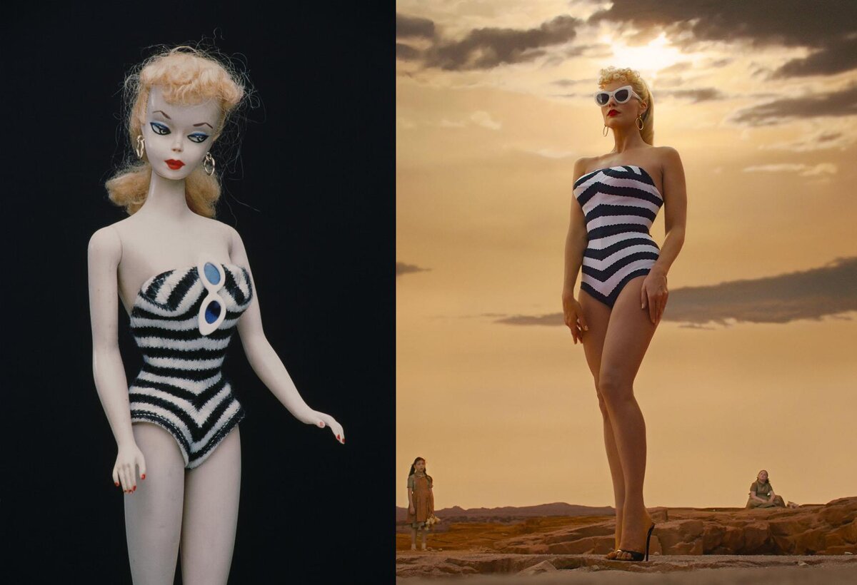 Сравнение нарядов кукл и костюмов в фильме