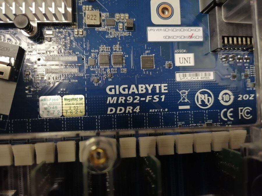 Ремонт серверов gigabyte