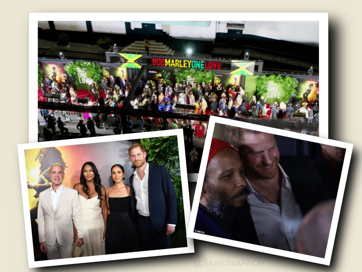 Коллаж автора: в день премьеры фильма о Бобе Маркли "One love"