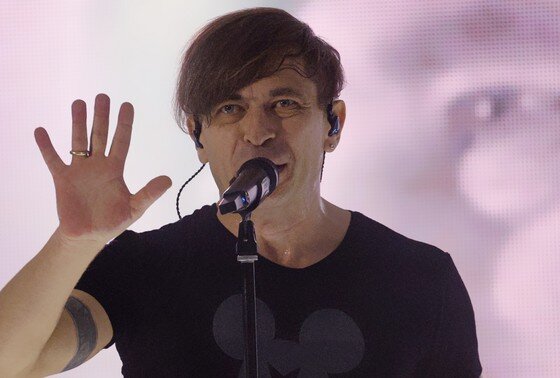    Участник рок-группы «Би-2» Лёва (Егор Бортник)