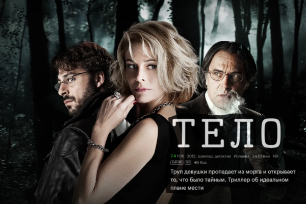 Фильм "Тело", триллер, детектив