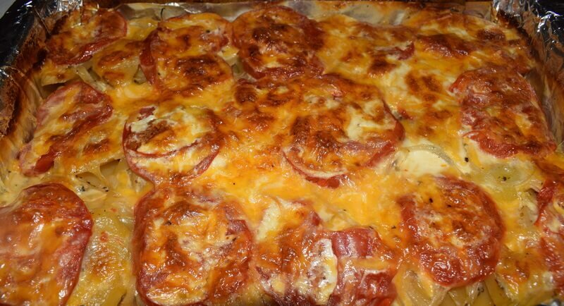 Мясо по-французски с картофелем