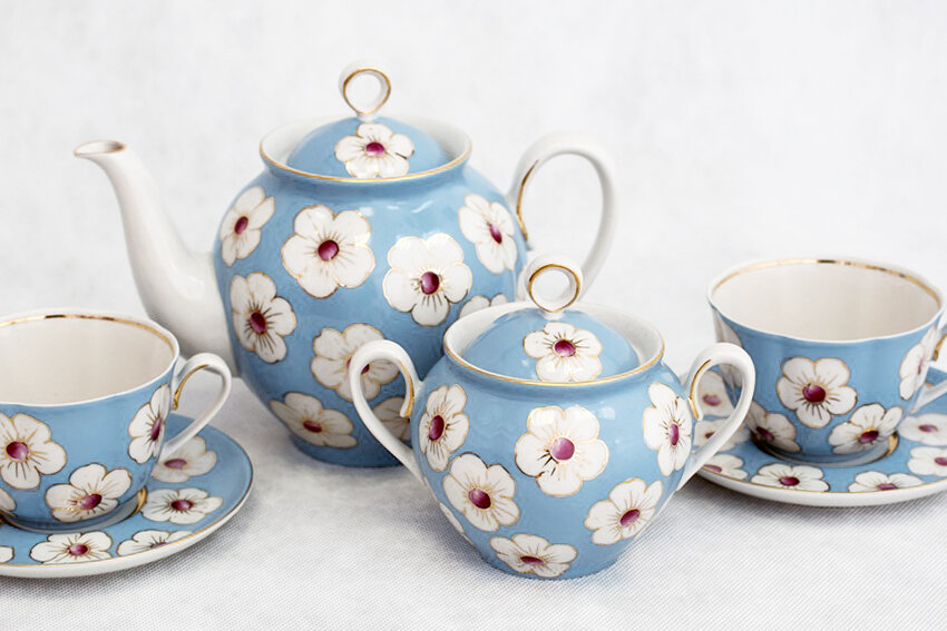 Сервиз «Облако». Фарфор Сысерти. 13 180 рублей