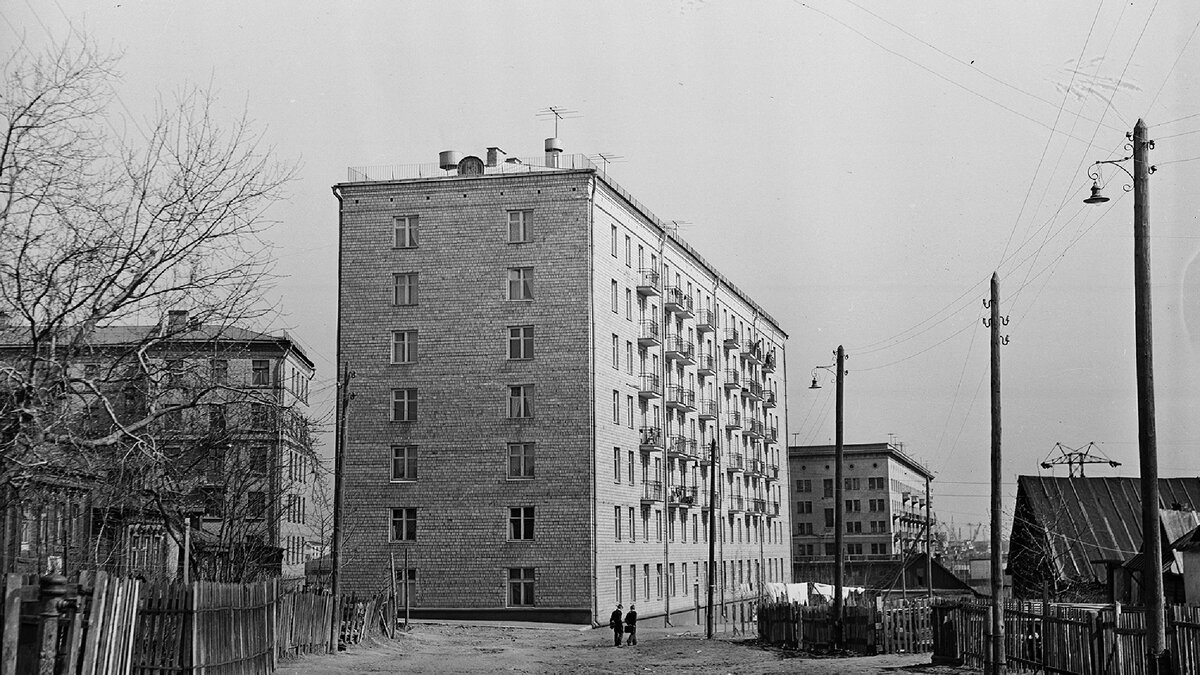 Район Кожухово (современная станция метро Кожуховская) в конце 1960-х годов. Фото: Past Vu