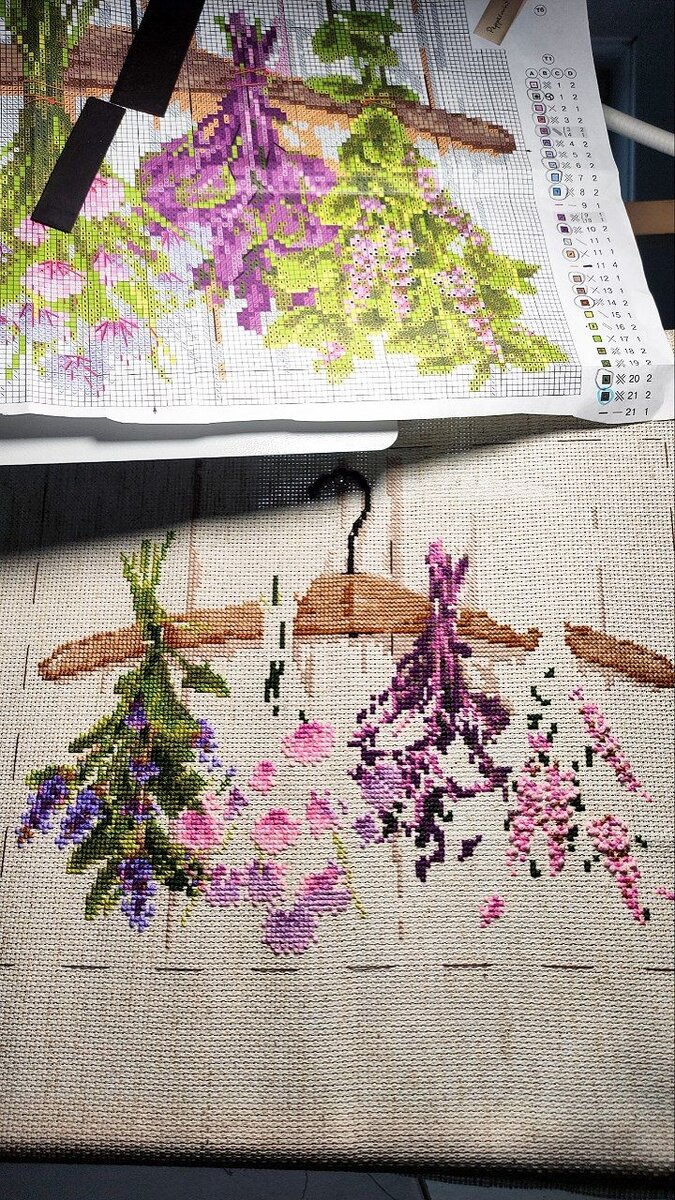 Фото моё, вышивка - один из моих способов восстановить ресурс. 